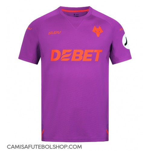 Camisa de time de futebol Wolves Replicas 3º Equipamento 2024-25 Manga Curta